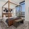 large bedroom with windows