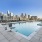 pool with city views
