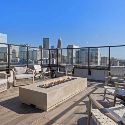 Everything within reach fire pit with seating