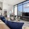 living room with large windows